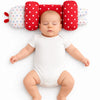 Adjustable Baby Head Shaping Pillow - Red Polka Dot