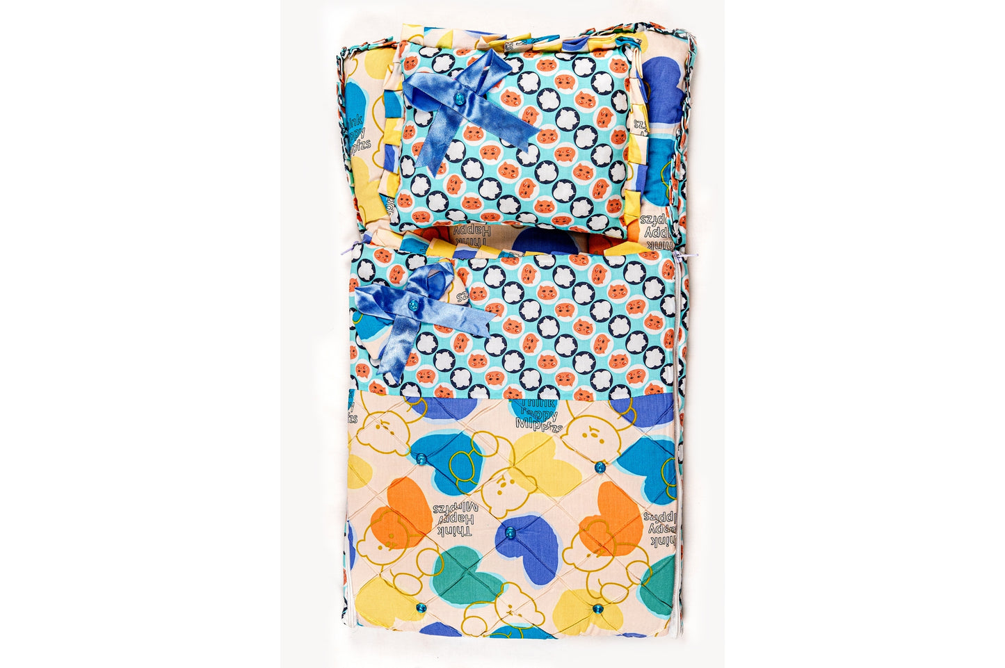 2-Piece Modern Baby Bedding Set – Teddy Bear Print