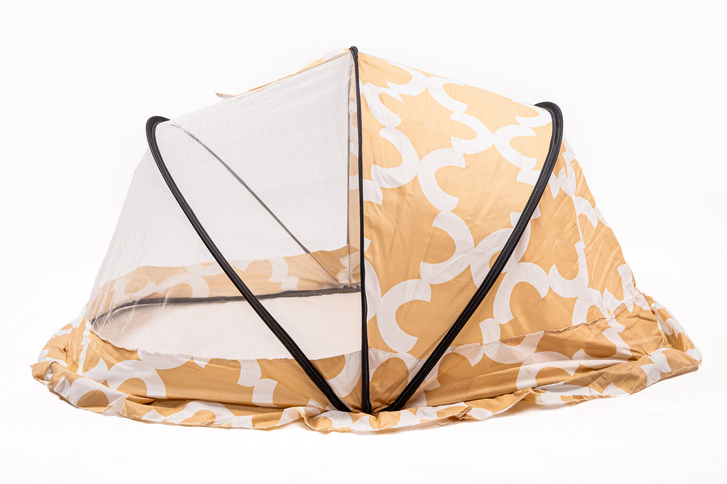 Yellow Foldable And Portable Mosquito Protection Net For Babies