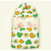 Baby Carry Nest Sleeping Bag - Green Orange Heart Print