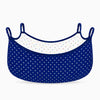 Baby Cradle Cloth Swing with Net - Dark Blue Polka Dot