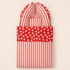 Baby Carry Nest Sleeping Bag - Red Stripe Polka Dot