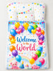 Baby Carry Nest Sleeping Bag - Celebration Balloons Print
