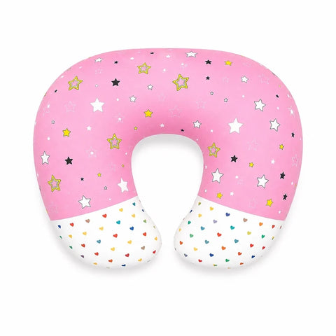 Feeding & Nursing Pillow with Waist Support - Pink Star