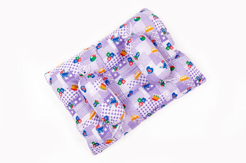 8-Piece Baby Bedding Set – Nursery Print - Light Purple
