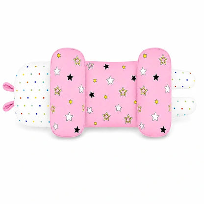 Adjustable Baby Head Shaping Pillow - Star - Pink
