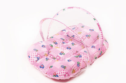 8-Piece Baby Bedding Set – Nursery Print - Pink