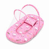 Baby Mosquito Net Bed with Pillow - Pink Cloud Print