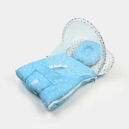Sky Blue Carry Nest With Mosquito Net