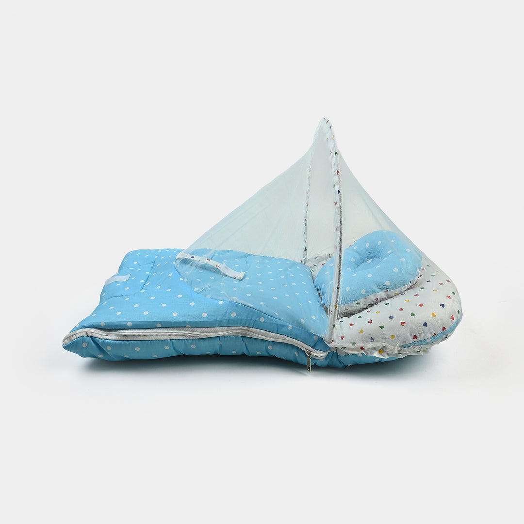 Sky Blue Carry Nest With Mosquito Net