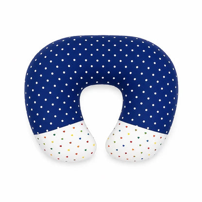 Premium Polka Dot Baby Nursing Pillow –Dark Blue