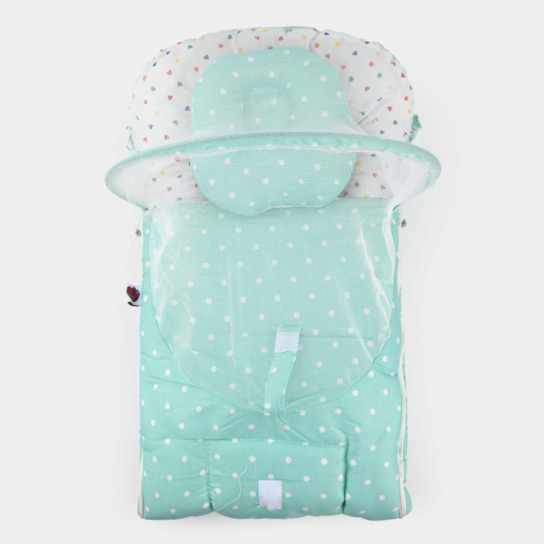 Pastel Green Carry Nest With Mosquito Net