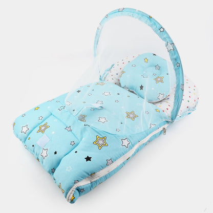 Light Blue Carry Nest With Mosquito Net