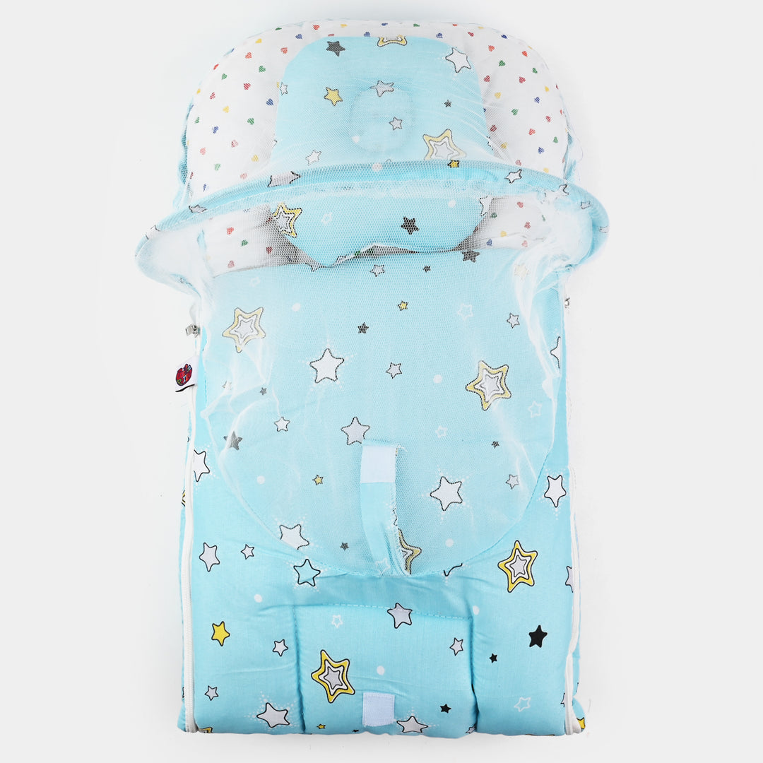 Light Blue Carry Nest With Mosquito Net