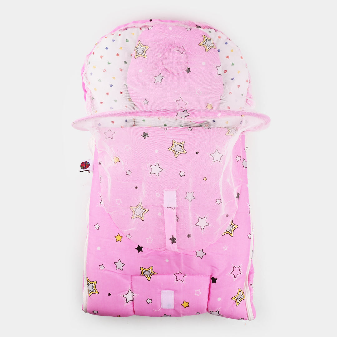Pink Carry Nest With Mosquito Net