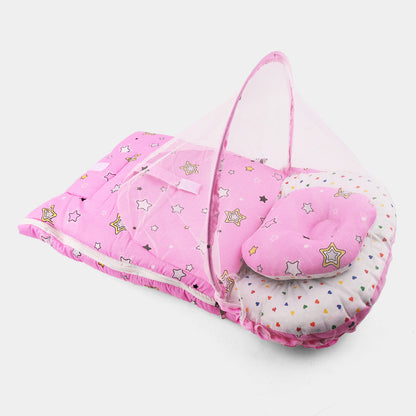 Pink Carry Nest With Mosquito Net