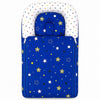 Baby Carry Nest with Pillow - Dark Blue Star Print