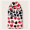Baby Carry Nest Sleeping Bag - Red Black Heart Print